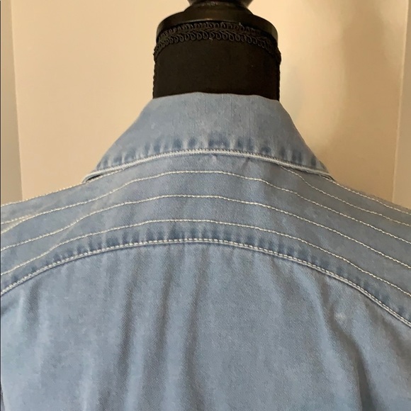 i.e. relaxed Light Blue Cotton Jacket - Picture 6 of 9